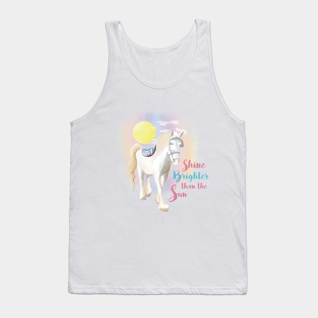 Jus Shine Bright Tank Top by digitaldoodlers